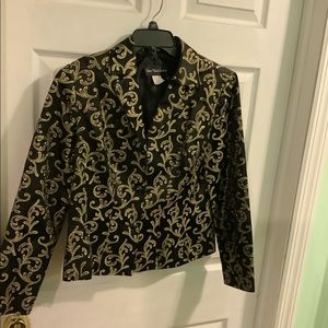 1 pc Elegant black and gold design